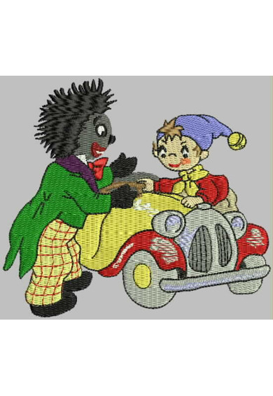 Chi165 - Golly and Noddy with car